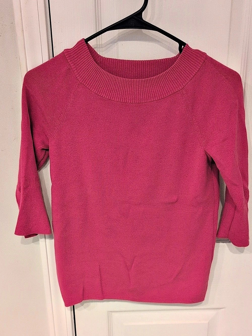 Talbots Petites Crew Neck Sweater in Pink Size Small Like New